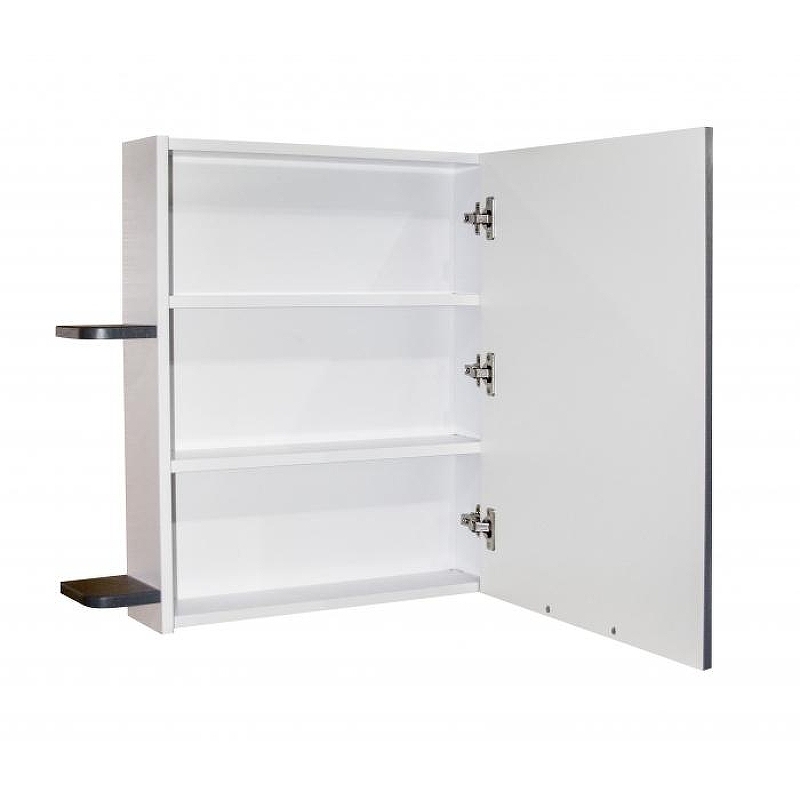 Зеркальный шкаф Mixline Байкал 70 539811 Белый Серый, купить, цена, заказать, магазин, доставка, скидка, промокод, купить, цена, заказать, магазин, доставка, скидка, промокод