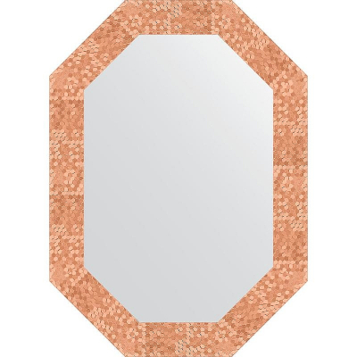 Зеркало Evoform Octagon 52x72 BY 7093 в багетной раме - Соты медь 70