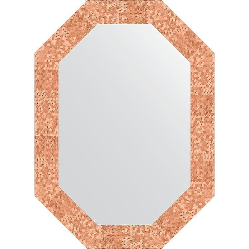 Зеркало Evoform Octagon 52x72 BY 7093 в багетной раме - Соты медь 70, купить, цена, заказать, магазин, доставка, скидка, промокод, купить, цена, заказать, магазин, доставка, скидка, промокод