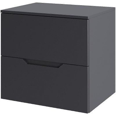 Тумба под раковину Orange Line 60 Li-60TugMDF подвесная Графит матовый