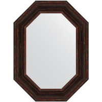 Зеркало Evoform Polygon 79х59 BY 7217 в багетной раме - Темный прованс 99, купить, цена, заказать, магазин, доставка, скидка, промокод, купить, цена, заказать, магазин, доставка, скидка, промокод