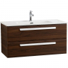 Тумба под раковину Cezares Eco-Cer-N 100 ECO-CER-N-1000-2C-SO-NCS-P подвесная Орех шоколад Софт без ручек, купить, цена, заказать, магазин, доставка, скидка, промокод, купить, цена, заказать, магазин, доставка, скидка, промокод
