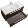 Тумба под раковину Cezares Eco-Cer-N 100 ECO-CER-N-1000-2C-SO-NCS-P подвесная Орех шоколад Софт без ручек, купить, цена, заказать, магазин, доставка, скидка, промокод, купить, цена, заказать, магазин, доставка, скидка, промокод