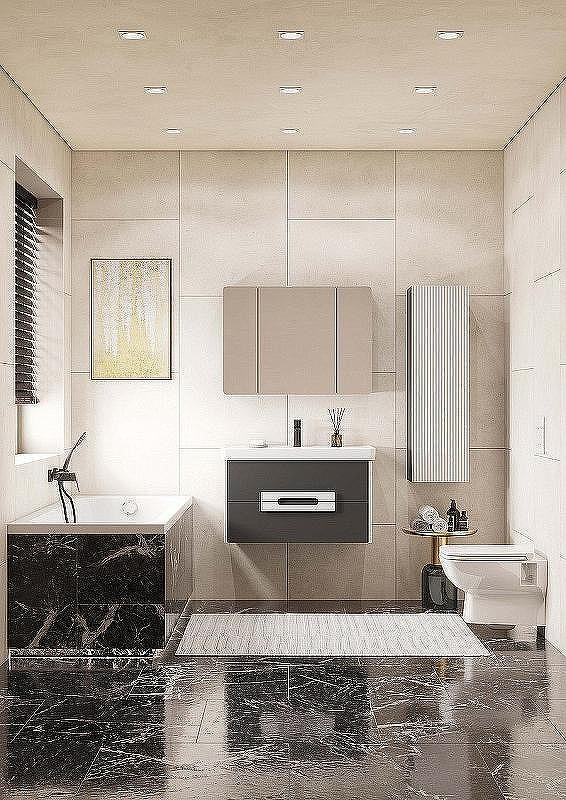 Шкаф пенал Aquaton Ар-Деко 32 1A280503DD8D0 подвесной Серый кобальт, купить, цена, заказать, магазин, доставка, скидка, промокод, купить, цена, заказать, магазин, доставка, скидка, промокод