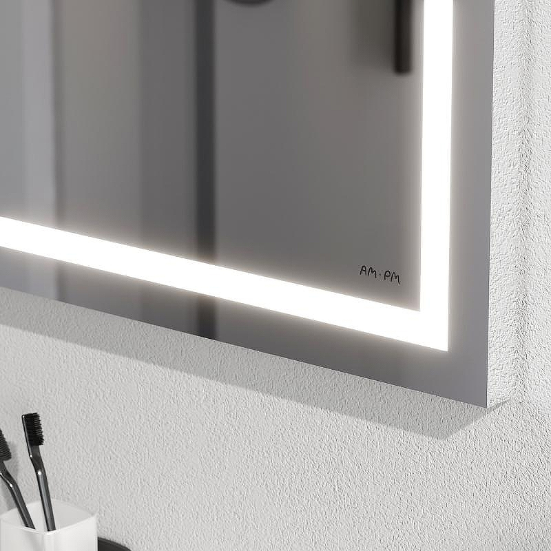 Зеркало AM.PM Gem 100 M91AMOX1001WG с подсветкой с механическим выключателем, купить, цена, заказать, магазин, доставка, скидка, промокод, купить, цена, заказать, магазин, доставка, скидка, промокод