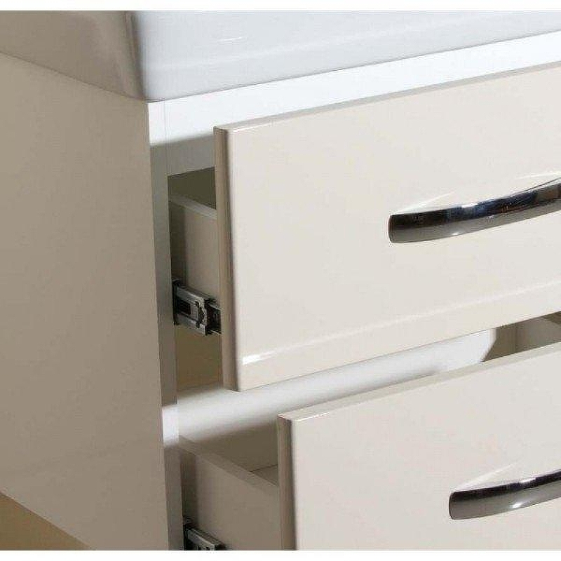 Тумба под раковину Bellezza Рокко 80 4635313670075 подвесная Бежевая Белая, купить, цена, заказать, магазин, доставка, скидка, промокод, купить, цена, заказать, магазин, доставка, скидка, промокод