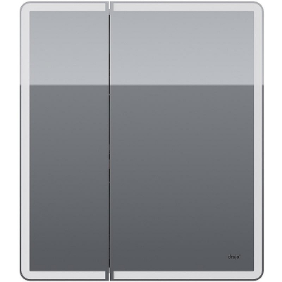 Зеркальный шкаф Dreja Point 70 99.9033 с подсветкой Белый с инфракрасным выключателем