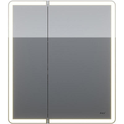 Зеркальный шкаф Dreja Point 70 99.9033 с подсветкой Белый с инфракрасным выключателем
