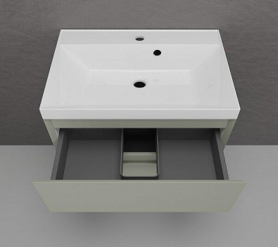 Тумба под раковину Style Line Манхэттен 70 ЛС-00002364 подвесная цвет Олива