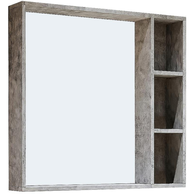 Зеркало со шкафом Grossman Фалькон 80 208003 Бетон, купить, цена, заказать, магазин, доставка, скидка, промокод, купить, цена, заказать, магазин, доставка, скидка, промокод