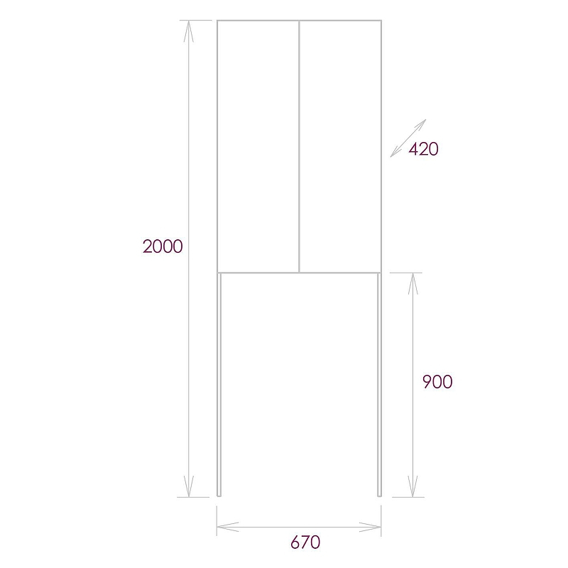 Шкаф пенал Onika Милтон 67 306702 над стиральной машиной цвет Белый, купить, цена, заказать, магазин, доставка, скидка, промокод, купить, цена, заказать, магазин, доставка, скидка, промокод