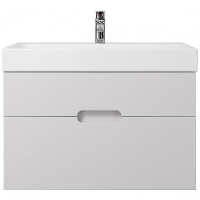 Тумба под раковину Creto Malibu 80 7-1078W подвесная Белая, купить, цена, заказать, магазин, доставка, скидка, промокод, купить, цена, заказать, магазин, доставка, скидка, промокод