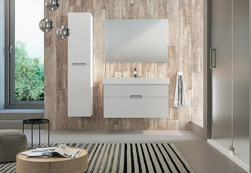 Тумба под раковину Creto Malibu 80 7-1078W подвесная Белая, купить, цена, заказать, магазин, доставка, скидка, промокод, купить, цена, заказать, магазин, доставка, скидка, промокод