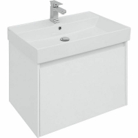 Тумба с раковиной Aquanet Nova Lite 75 245243 подвесная Белая глянцевая, купить, цена, заказать, магазин, доставка, скидка, промокод, купить, цена, заказать, магазин, доставка, скидка, промокод