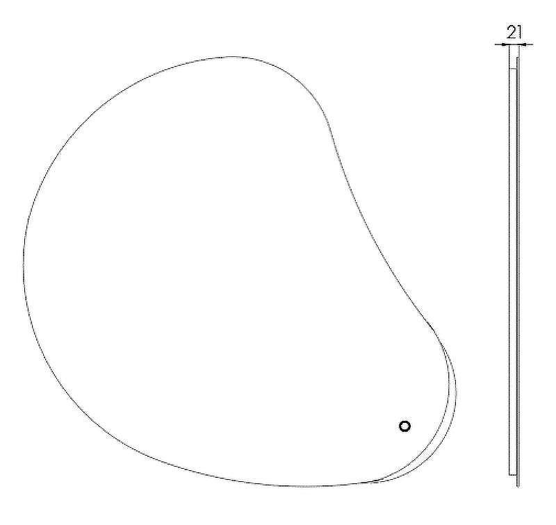Зеркало Aquaton Венто 95 1A260902VO010 с подсветкой с сенсорным выключателем, купить, цена, заказать, магазин, доставка, скидка, промокод, купить, цена, заказать, магазин, доставка, скидка, промокод