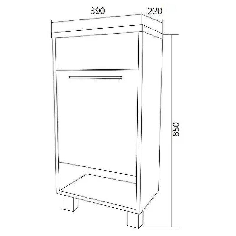 Тумба с раковиной 1MarKa Lira 40Н R У85920 Белый глянец, купить, цена, заказать, магазин, доставка, скидка, промокод, купить, цена, заказать, магазин, доставка, скидка, промокод