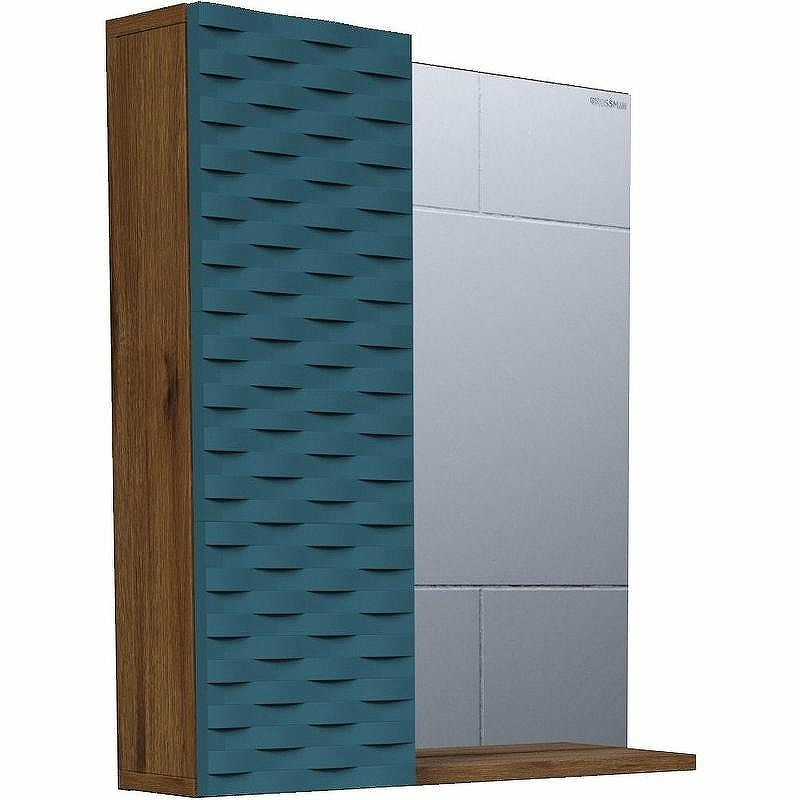 Зеркало со шкафом Grossman Альба 65 L 206502 Веллингтон Бриз, купить, цена, заказать, магазин, доставка, скидка, промокод, купить, цена, заказать, магазин, доставка, скидка, промокод