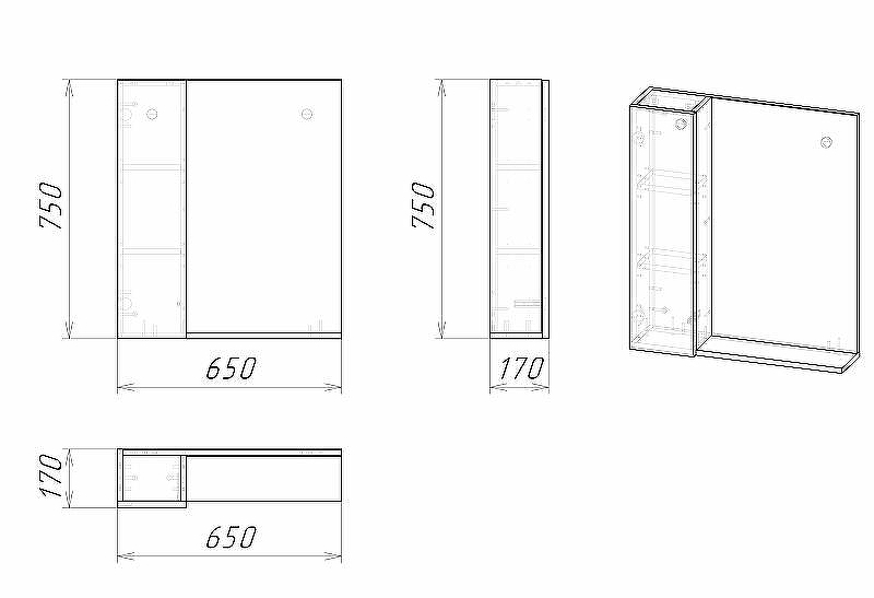Зеркало со шкафом Grossman Альба 65 L 206502 Веллингтон Бриз, купить, цена, заказать, магазин, доставка, скидка, промокод, купить, цена, заказать, магазин, доставка, скидка, промокод