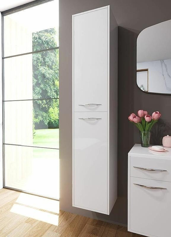 Шкаф пенал Эстет Barcelona 35 L ФР-00003584 подвесной Белый, купить, цена, заказать, магазин, доставка, скидка, промокод, купить, цена, заказать, магазин, доставка, скидка, промокод