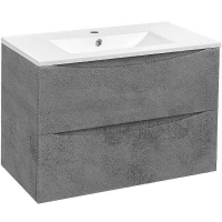 Тумба под раковину Vincea Mia 80 VMC-2MC800BT подвесная Beton, купить, цена, заказать, магазин, доставка, скидка, промокод, купить, цена, заказать, магазин, доставка, скидка, промокод