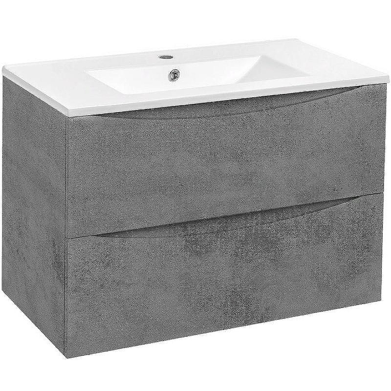 Тумба под раковину Vincea Mia 80 VMC-2MC800BT подвесная Beton, купить, цена, заказать, магазин, доставка, скидка, промокод, купить, цена, заказать, магазин, доставка, скидка, промокод