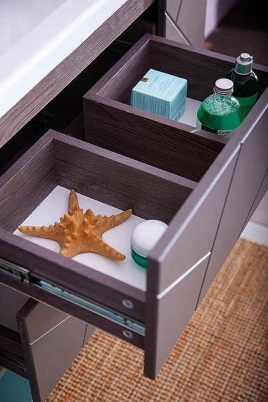 Тумба под раковину Бриклаер Кристалл 100 4627125414565 подвесная Софт Графит Ясень Анкор темный, купить, цена, заказать, магазин, доставка, скидка, промокод, купить, цена, заказать, магазин, доставка, скидка, промокод