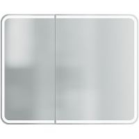 Зеркальный шкаф Creto Eles 100 20-1000800WH с подсветкой Белый, купить, цена, заказать, магазин, доставка, скидка, промокод, купить, цена, заказать, магазин, доставка, скидка, промокод