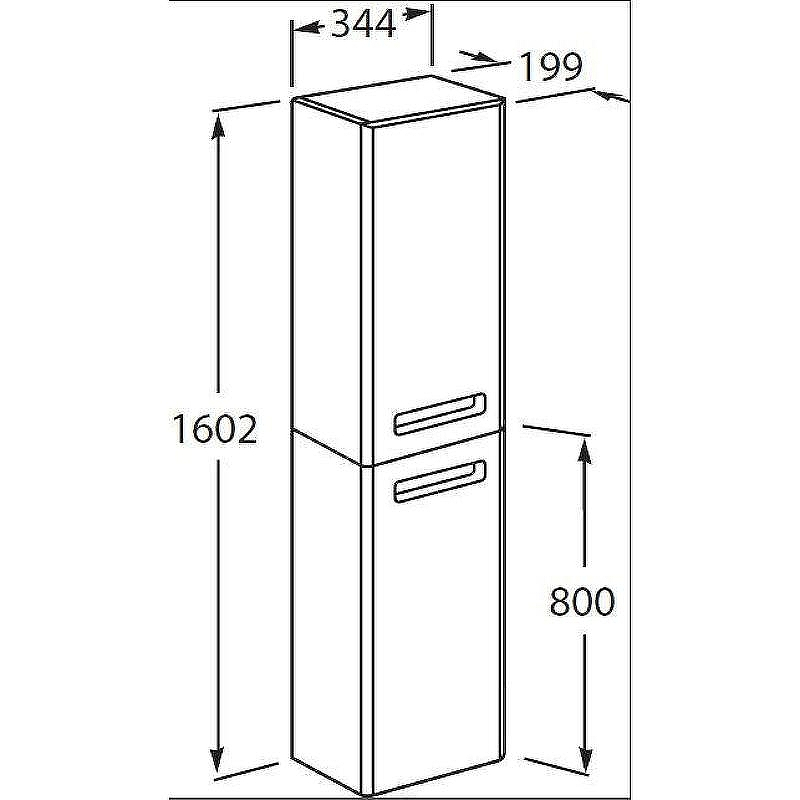 Шкаф пенал Roca The Gap 35 ZRU9302747 L подвесной Фиолетовый, купить, цена, заказать, магазин, доставка, скидка, промокод, купить, цена, заказать, магазин, доставка, скидка, промокод