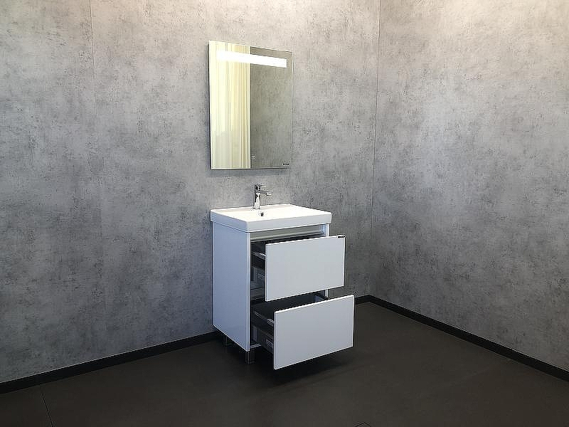 Тумба с раковиной Comforty Дублин 60 00004137134 Белый глянец, купить, цена, заказать, магазин, доставка, скидка, промокод, купить, цена, заказать, магазин, доставка, скидка, промокод