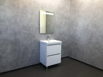 Тумба с раковиной Comforty Дублин 60 00004137134 Белый глянец