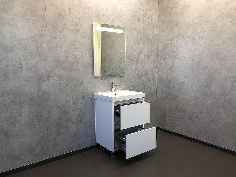 Тумба с раковиной Comforty Дублин 60 00004137134 Белый глянец, купить, цена, заказать, магазин, доставка, скидка, промокод, купить, цена, заказать, магазин, доставка, скидка, промокод