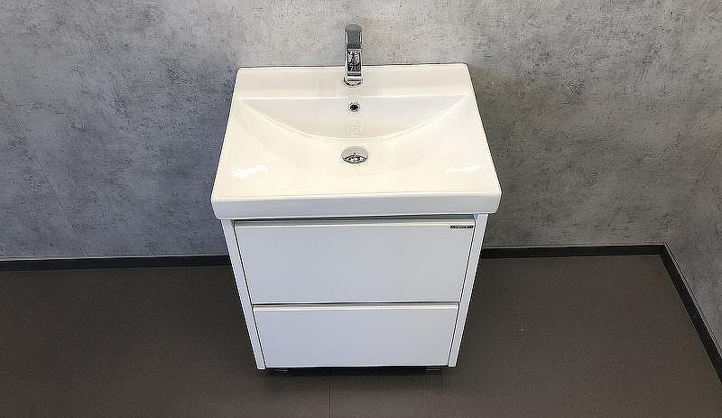 Тумба с раковиной Comforty Дублин 60 00004137134 Белый глянец, купить, цена, заказать, магазин, доставка, скидка, промокод, купить, цена, заказать, магазин, доставка, скидка, промокод