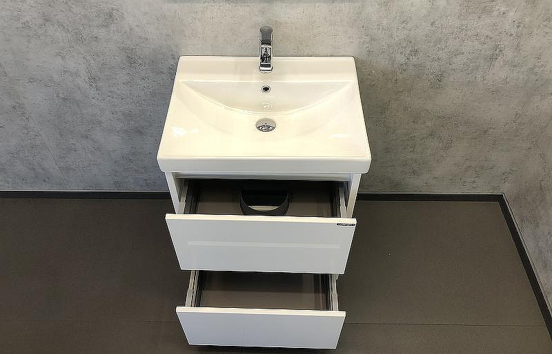 Тумба с раковиной Comforty Дублин 60 00004137134 Белый глянец, купить, цена, заказать, магазин, доставка, скидка, промокод, купить, цена, заказать, магазин, доставка, скидка, промокод