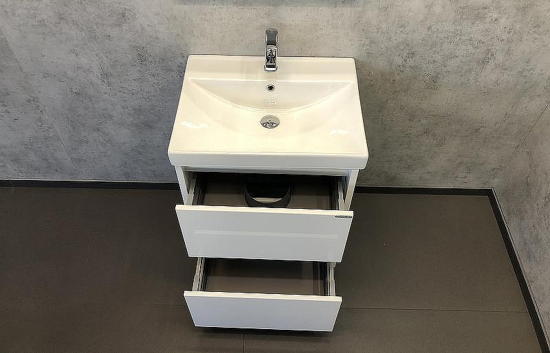 Тумба с раковиной Comforty Дублин 60 00004137134 Белый глянец, купить, цена, заказать, магазин, доставка, скидка, промокод, купить, цена, заказать, магазин, доставка, скидка, промокод