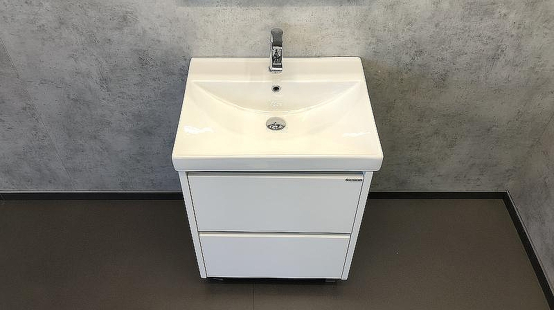 Тумба с раковиной Comforty Дублин 60 00004137134 Белый глянец, купить, цена, заказать, магазин, доставка, скидка, промокод, купить, цена, заказать, магазин, доставка, скидка, промокод