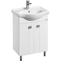 Тумба под раковину Aquaton Фиджи 60 1A179601FG010 Белая глянцевая, купить, цена, заказать, магазин, доставка, скидка, промокод, купить, цена, заказать, магазин, доставка, скидка, промокод