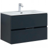 Тумба под раковину Aquanet Алвита New 80 277515 подвесная Антрацит, купить, цена, заказать, магазин, доставка, скидка, промокод, купить, цена, заказать, магазин, доставка, скидка, промокод