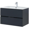 Тумба под раковину Aquanet Алвита New 80 277515 подвесная Антрацит, купить, цена, заказать, магазин, доставка, скидка, промокод, купить, цена, заказать, магазин, доставка, скидка, промокод
