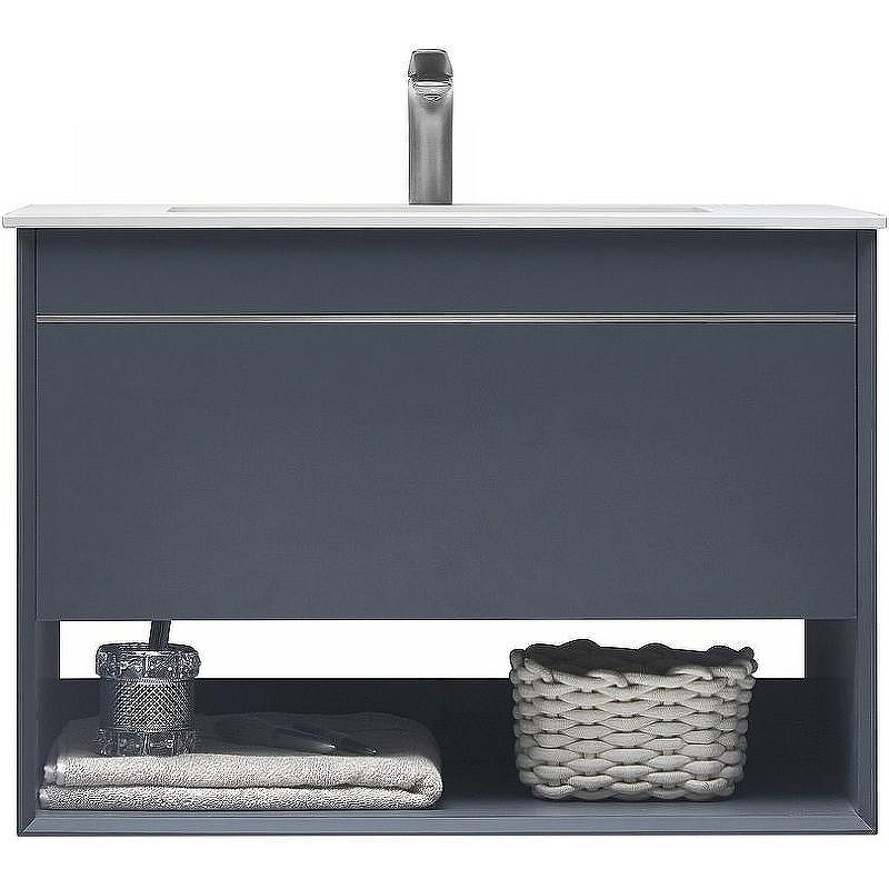 Тумба с раковиной Orans BC-1125 80 1125800 подвесная Dark grey, купить, цена, заказать, магазин, доставка, скидка, промокод, купить, цена, заказать, магазин, доставка, скидка, промокод