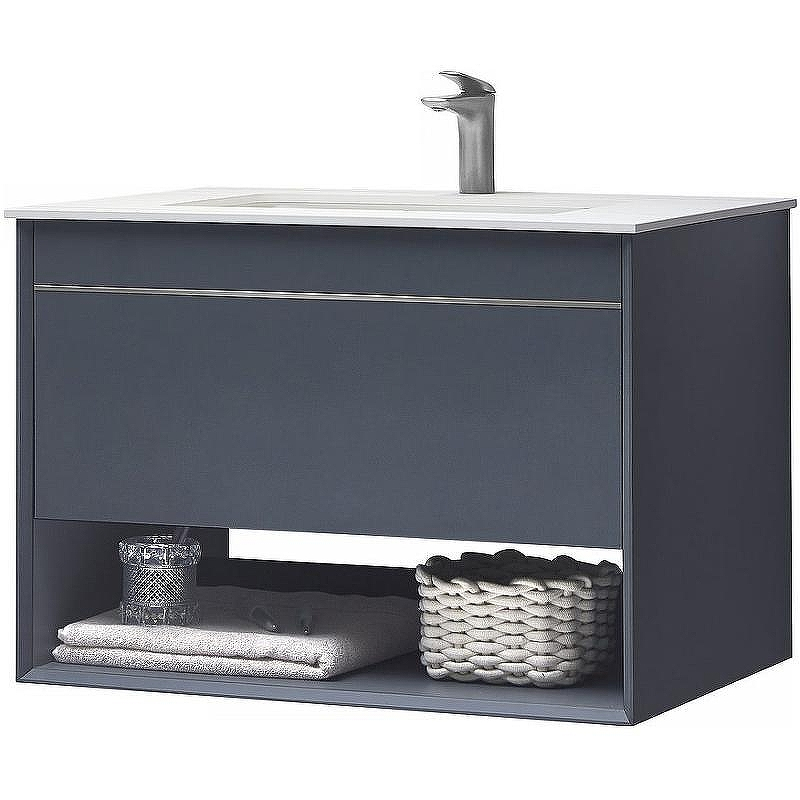 Тумба с раковиной Orans BC-1125 80 1125800 подвесная Dark grey, купить, цена, заказать, магазин, доставка, скидка, промокод, купить, цена, заказать, магазин, доставка, скидка, промокод