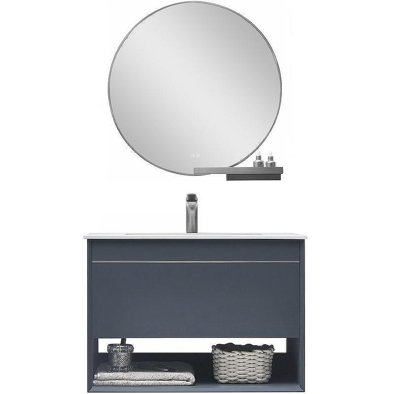 Тумба с раковиной Orans BC-1125 80 1125800 подвесная Dark grey, купить, цена, заказать, магазин, доставка, скидка, промокод, купить, цена, заказать, магазин, доставка, скидка, промокод