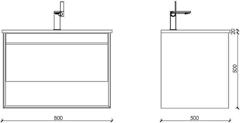 Тумба с раковиной Orans BC-1125 80 1125800 подвесная Dark grey, купить, цена, заказать, магазин, доставка, скидка, промокод, купить, цена, заказать, магазин, доставка, скидка, промокод