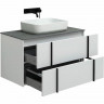 Тумба под раковину Allen Brau Reality 90 1.32006.WM подвесная Белая матовая, купить, цена, заказать, магазин, доставка, скидка, промокод, купить, цена, заказать, магазин, доставка, скидка, промокод