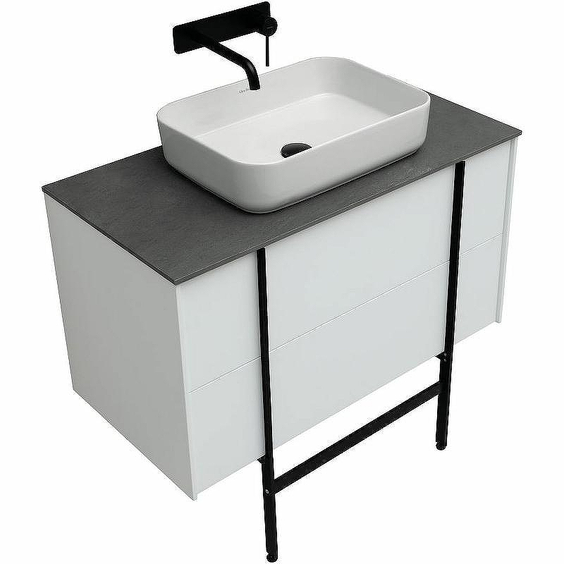 Тумба под раковину Allen Brau Reality 90 1.32006.WM подвесная Белая матовая, купить, цена, заказать, магазин, доставка, скидка, промокод, купить, цена, заказать, магазин, доставка, скидка, промокод