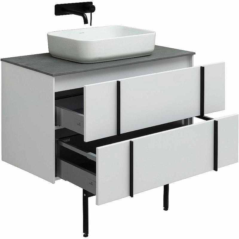 Тумба под раковину Allen Brau Reality 90 1.32006.WM подвесная Белая матовая, купить, цена, заказать, магазин, доставка, скидка, промокод, купить, цена, заказать, магазин, доставка, скидка, промокод