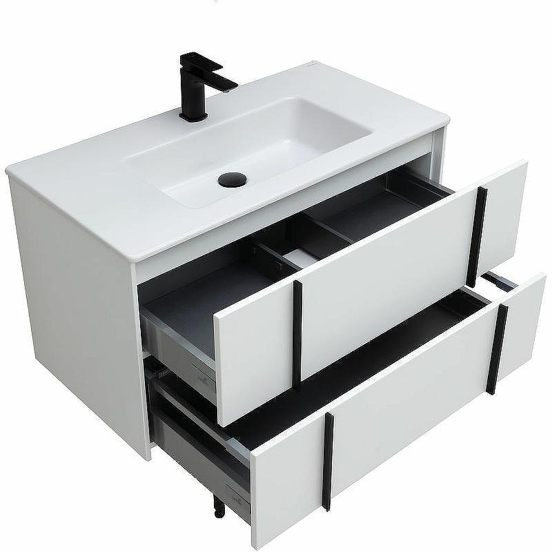 Тумба под раковину Allen Brau Reality 90 1.32006.WM подвесная Белая матовая, купить, цена, заказать, магазин, доставка, скидка, промокод, купить, цена, заказать, магазин, доставка, скидка, промокод