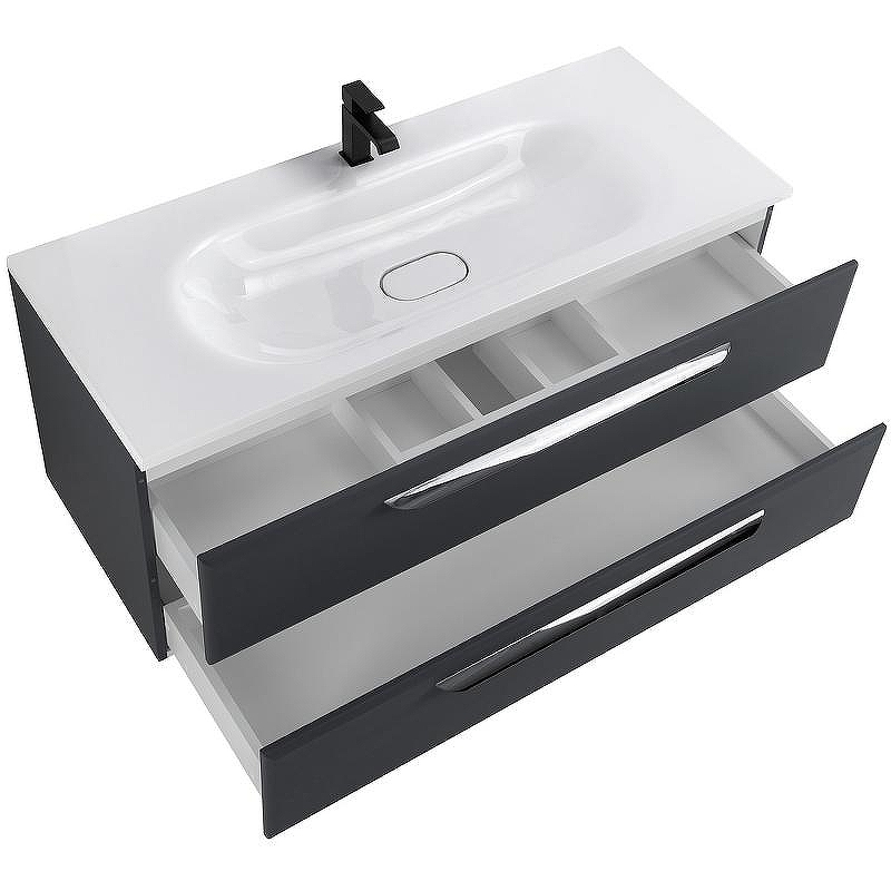 Тумба под раковину Cezares Eco 120 ECO-1200-2C-SO-GR-P подвесная Grafito, купить, цена, заказать, магазин, доставка, скидка, промокод, купить, цена, заказать, магазин, доставка, скидка, промокод