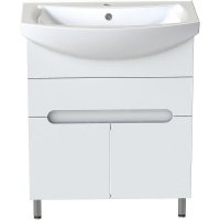 Тумба с раковиной Orange Topline-Rio 70 TR70-03E+RA Белый глянец, купить, цена, заказать, магазин, доставка, скидка, промокод, купить, цена, заказать, магазин, доставка, скидка, промокод