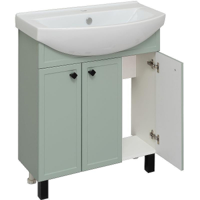 Тумба под раковину Runo Римини 75 00-00001275 Мята