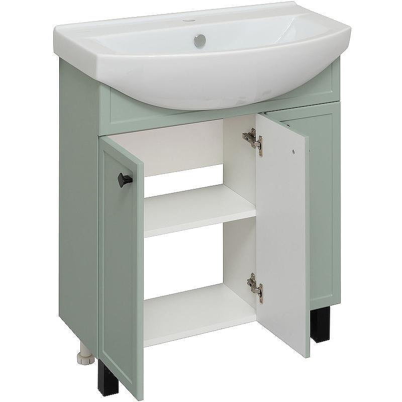 Тумба под раковину Runo Римини 75 00-00001275 Мята, купить, цена, заказать, магазин, доставка, скидка, промокод, купить, цена, заказать, магазин, доставка, скидка, промокод